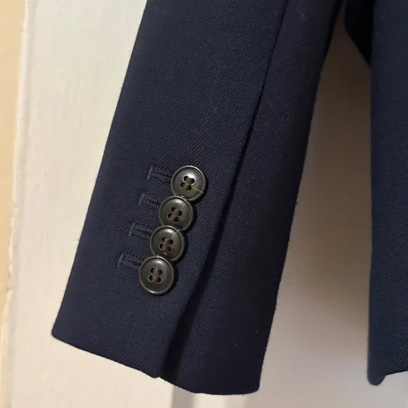 Madewell Navy Alston Blazer SZ 10 - Picture 7 of 8